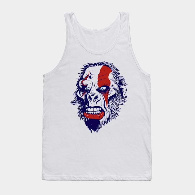 Warrior Ape Tank Top by Designious